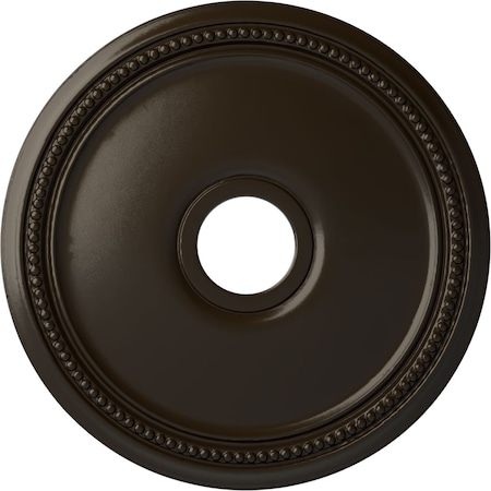Diane Ceiling Medallion (Fits Canopies up to 5 3/8"), 18"OD x 3 5/8"ID x 1 1/8"P, Stone Hearth